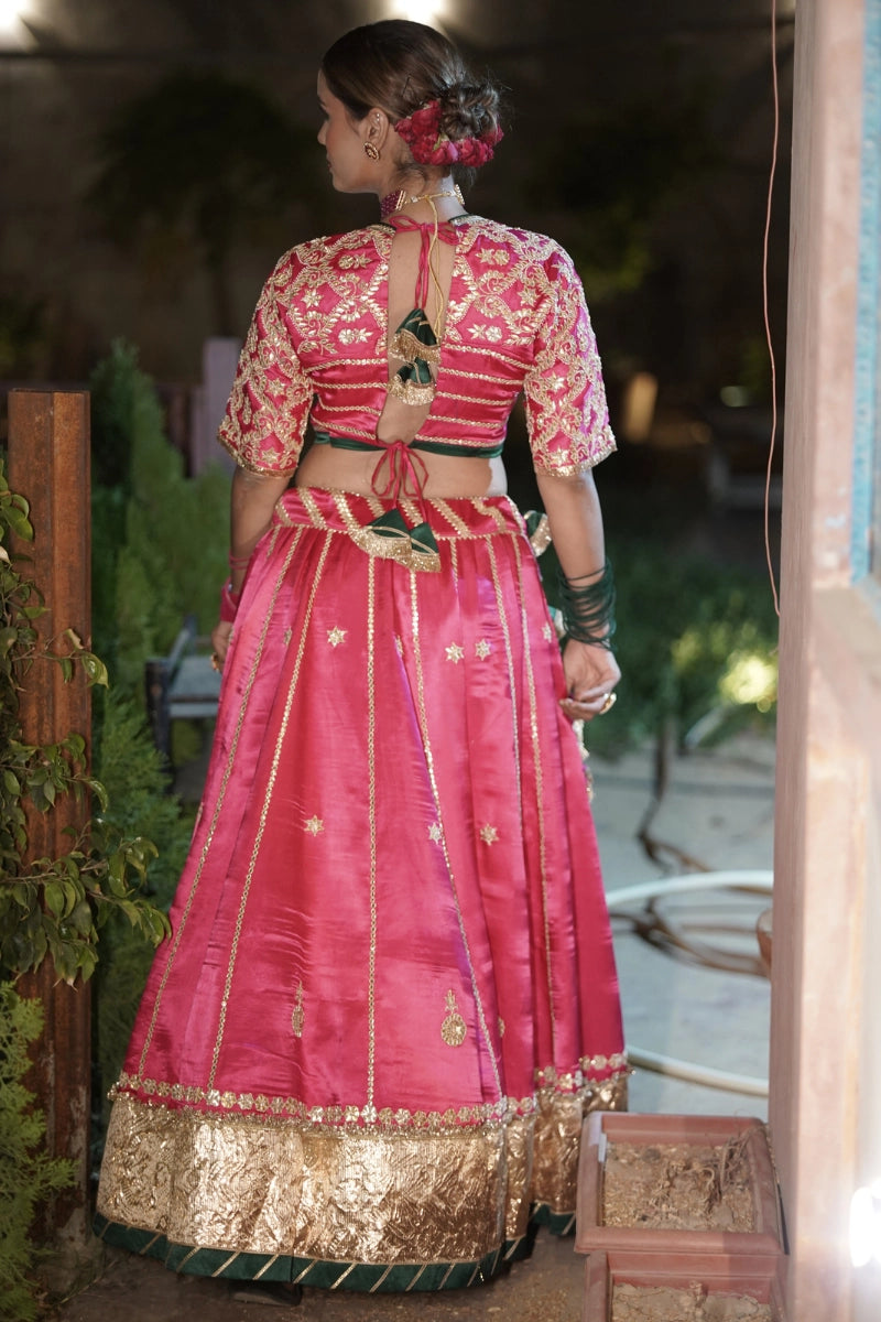 Fuchsia Grace Lehenga