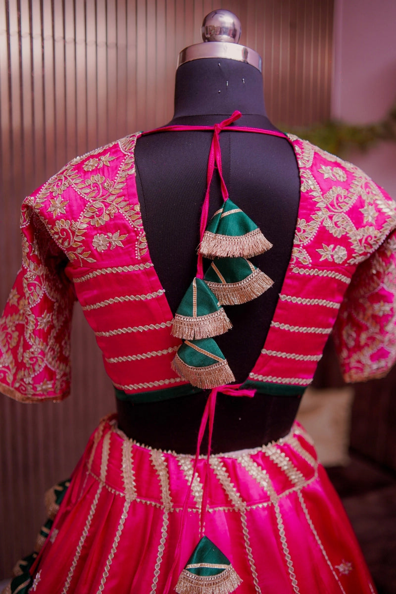 Fuchsia Grace Lehenga