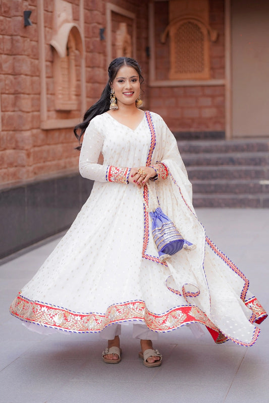Pearl Elegance Anarkali